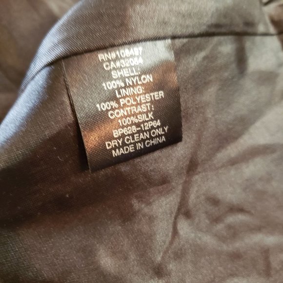 Anthropologie Burlap silk skirt size Small floral lace black cream new - Picture 7 of 9